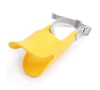 Pssopp Adjustable Silicone Dog Mouth Cover, Breathable Dog Muzzle Duck Shape with Soft and Comfortable Design for Behavior Correction, Helps in Training (S)