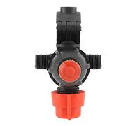 Pssopp Agricultural Spraying Nozzle DN15 DN20 Fan Shaped Spray Tip with Male Thread Connection for Farm Vehicle (4 Points Pinch Pipe)