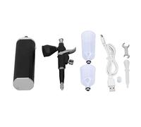 Pssopp Airbrush Kit, Rechargeable Handheld Airbrush Gun, 30 PSI Compressor for Makeup Nail Art Cake Decor