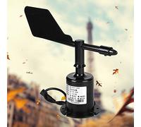 Pssopp Anemometer, Polycarbonate Wind Speed Sensor, 0-10V Output, Measures Wind Direction in Greenhouses, Outdoor Environments
