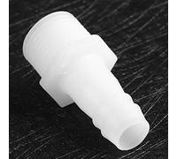 Pssopp Aquarium Air Pump Thread Pipe Adapter 1/2 Inch Fish Tank Joint Connector Plastic Transparent Hose Fittings 3 Size Options with External Silicone Tube for Aquarium Air Pump (12MM)