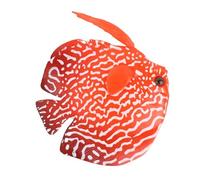 Pssopp Aquarium Artificial Fish Fish Tank Floating Fake Tropical Fish Funny Luminous Silicone Fish Lifelike Moving Fishes Ornament Decorations with Suction Cup(01#)