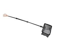 Pssopp Aquarium Cleaning Kit with Telescopic Rod Scraper Fishing Net Sand Rake Clip for Fish Tank Up to 34.6 Inches Deep