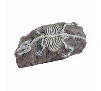 Pssopp Aquarium Dinosaur Decoration, Resin Rock Hideout for Fish Tank Ornament, Unique Underwater Landscape for Aquatic Life, 6.5x3.1in