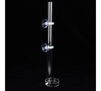 Pssopp Aquarium Feeding Tube with Tray, 7.87-15.75 Inch Acrylic Fish