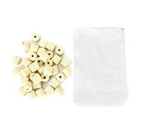 Pssopp Aquarium Filter Media Ceramic Rings for Biological Filtration and Bacteria Growth Support in Fish Tanks