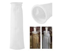 Pssopp Aquarium Filter Sock, 4 Inch Ring by 15.75 Inch Long Aquarium Fish Tank Filter Sock Reusable Aquarium Filter Bags with Holder