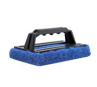 Pssopp Aquarium Fish Tank Cleaner, Plastic Scraper, Efficient Clear Brush for Aquatic Plants 14.5cm for Freshwater Tanks