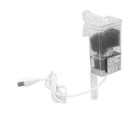 Pssopp Aquarium Hanging Filter Space Saving Slim Design Silent Operation for Fish Tank Filter Suitable for Fish Tanks Under 35cm/13.8in