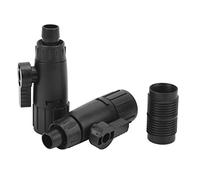 Pssopp Aquarium Hose Valve, ABS Storage Case Connector for Fish Tank, Easy Install 0.5inch Pipe Adapter for Betta Pond