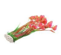 Pssopp Aquarium Plastic Water Plant Decoration, 40cm Artificial Grass for
