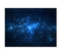 Pssopp Aquarium Poster, PVC Adhesive Underwater Starry Sky Background Sticker, Easy to Apply Fish Tank Decoration for Aquarists (122 * 46cm)