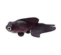 Pssopp Artificial Fishes Aquarium Decoration Plastic Swimming Gold Fish Betta Fish Funny Artificial Silicone Small Fish Lifelike Fake Fish Fish Tank Floating Ornament (Brown Goldfish)