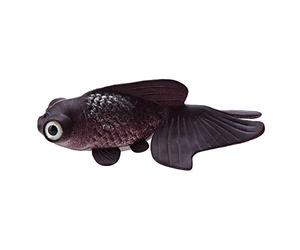 Pssopp Artificial Fishes Aquarium Decoration Plastic Swimming Gold Fish Betta Fish Funny Artificial Silicone Small Fish Lifelike Fake Fish Fish Tank Floating Ornament (Brown Goldfish)