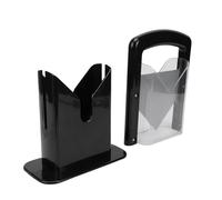 Pssopp Bagel Cutter, Bagel Slicers Manual Slicer with Safety Handle for Splitting Bread Rolls Cutter, Stainless Steel Serrated Vane/Wing Nan