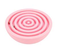 Pssopp Balancing Maze Toy, 3D Brain Puzzle Game, Steel Balls, Hand Eye Coordination, Educational Enlightenment, Lightweight, Great for Travel Activities, Swing the Maze Ball, Move Steel (Pink)