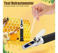 Pssopp Beer Test Refractometer Hand Held Aluminum Refractometer 58 to 92 Percent Wort Scale 0.5 Percent Precision for Beer Brewing Wine Making and Home Brew