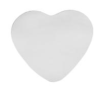 Pssopp Blind Spot Mirror Convex Mirror Side Adjustable Wide Angle Design HD Glass ABS Heart Shaped for All Cars Trucks SUVs