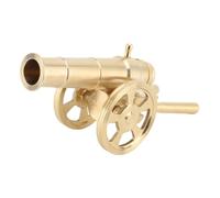 Pssopp Brass Cannon Model, Easy Maintenance Design Vintage Desktop Cannon Statue Durable Metal Decoration for Home Office Living Room