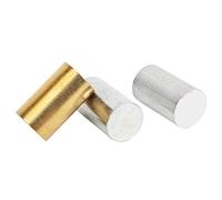 Pssopp Brass Iron Aluminum Cylinder Kit 3-Piece Set Not Easy to Corrode Anti-Aging with Simple Structure for Physics Teaching Experiment