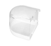 Pssopp Cage Bird Bath Hang-on Design | Easy-clean snap-off bird bath for indoor cages Snap-off cleaning Clear view monitoring 14.5 x 13.5 cm Indoor