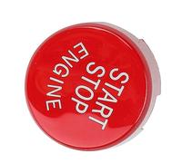 Pssopp Car Engine Start Stop Button ABS Replacement Push Button 2.5cm with Screwdriver and Clay Easy Install Interior Trim for F30 F20 F22 F32 F10 G30 Drivers (Red)