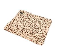 Pssopp Cat Heating Pad Washable Flannel USB Pet Warmer Pad Foldable for Small Puppy with 5V 2A Power Adapter (3 Level Temperature Adjustment 35 * 45)