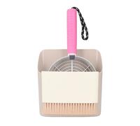 Pssopp Cat Litter Scooper Kit, Stainless Steel Cat Litter Scoop Set with Detachable Extra Large Scoop, Brush and Dustpan, Wide Cleaning Tool for Box Use