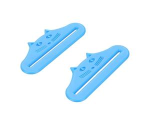 Pssopp Cat Supplies Spoon, Adjustable Interactive Pet Feeding Cat Treat Dispenser for Pet Training 2PCS Squeeze Treat Spoon