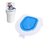 Pssopp Cat Toilet Training Kit, Environmentally Friendly Reusable Litter System Cat Toilet Litter Tray for Puppy Small Trainer