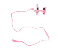 Pssopp Catch Chic Lead Set with the Adjustable Breast, the Leash of the Light Stem for Walking Outdoors, Ideal for Cats, Nylon -pp Material (Pink)
