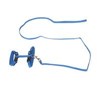 Pssopp Catch Chic Lead Set with the Adjustable Breast, the Leash of the Light Stem for Walking Outdoors, Ideal for Cats, Nylon -pp Material (Blue)