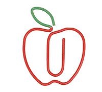 Pssopp Celi of CARINI Decorative Fruit Paper Prevent You from Sliding for Documents and Drawings, Clamp/Holder in -Proof Plated Metal for Use in The Office and at Home