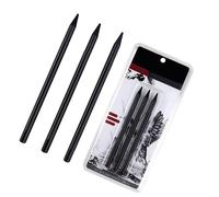 Pssopp Charcoal Pencils 4 Count Soft Medium Hard Sketching Pencils for Drawing Shading Blending on Paper Sketchbooks