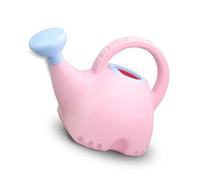 Pssopp Children Watering Can, Plastic Elephant Shape Kettle, 1.5L Capacity, Perfect for Kids Gardening Fun (Pink)
