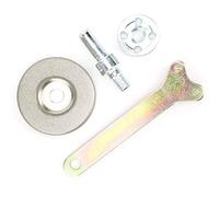 Pssopp Circle Grinds High Hardness Stone for Planning Tools for Drill Scissors, Safe Tool for Grinding for Daily Sharpening, 5.6 Cm Diameter Stainless Steel Mill with a Maintenance Roll (180 mesh)