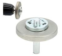 Pssopp Circle Grinds High Hardness Stone for Planning Tools for Drill Scissors, Safe Tool for Grinding for Daily Sharpening, 5.6 Cm Diameter Stainless Steel Mill with a Maintenance Roll (800 Mesh)
