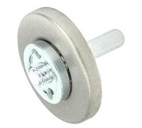 Pssopp Circle Grinds High Hardness Stone for Planning Tools for Drill Scissors, Safe Tool for Grinding for Daily Sharpening, 5.6 Cm Diameter Stainless Steel Mill with a Maintenance Roll (600 Grit)