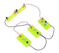Pssopp Circuit Learning Kit, Plastic Parallel Series Circuit Toy, Physics Experiment for Kids Over 4 Years Old (Circuit series parallel equipment)