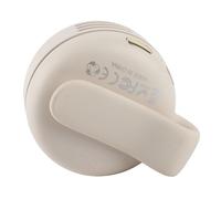 Pssopp Clip on Waist Fan Portable Mini USB Fan Leafless Hanging with 360 Degree Adjustable Wind Direction Low Noise 25dB Built in 900mAh Battery for Outdoor Sport Work (White)