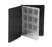 Pssopp Coin Collection Album Compact (Black) | compact coin album for collectors Portable Small size 10 pages On-the-go collecting Coin collectors