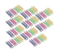 Pssopp Colorful Springs Cat Toy 40Pcs Bright Cat Spring Toys, Colorful Spiral Interactive for Swatting Biting Chewing Playing Training