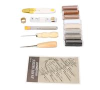 Pssopp Complete Leather Repair Sewing Kit Large Eye Stitching Needles Leather Working Tools and Supplies for Craft, Craft Lovers