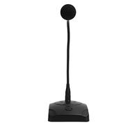 Pssopp Conference Microphone, Metal Gooseneck XLR Condenser Mic with 5m Cable, 360 Omnidirectional Pickup and Noise Reduction for PC Desktop Laptop Meetings Gaming Karaoke