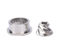 Pssopp Conical Burr Grinder Set, Machine Replacement Parts Cone Grinder Burr Suitable for NIVONA Coffee Machine and More Conical Set, 48mm Original Coffee
