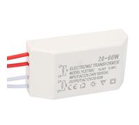 Pssopp Converter Electronic Transformer to 12V Power Converter Adapter 20W to 60W Ultra Thin Smart Driver Supports Dimming for Halogen G4 Lamp Home Lighting