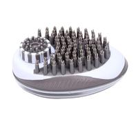 Pssopp Dog Bath Brush 4.5x3 Inch, Grey