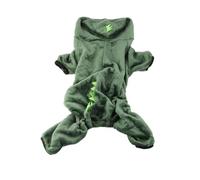 Pssopp Dog Dinosaur Costume Cute Warm Fluffy Hoodie with Ribbed Cuffs for Small Pets Teddy Fatou Cats Pet Winter Clothes Cozy Outfits Winter Wear (xs)