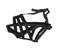 Pssopp Dog Essentials Chewing Breathable Basket Muzzle Soft TPE with Dual Adjustable Straps for Grooming Training Large Medium Dogs Dog Muzzle, Anti Biting Breathable (XL)