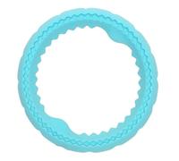 Pssopp Dog Ring Toy, TPR Rubber Floating Flying Disc Built in Banana Scent Encourages Chase for Pool Beach Fetch Playing Training (Mint Green)